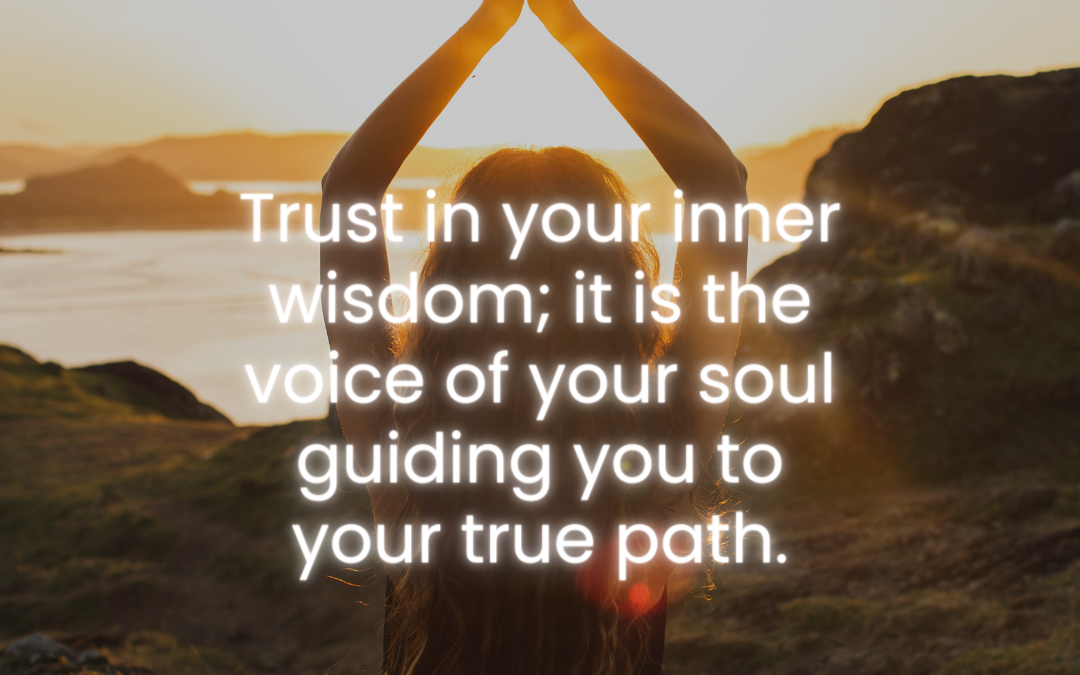 Trusting in your inner wisdom is a transformative practice that aligns you with your true self and illuminates the journey ahead.